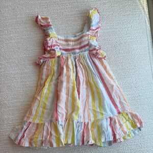 Tahari Multicolor Striped Kids Casual Dress